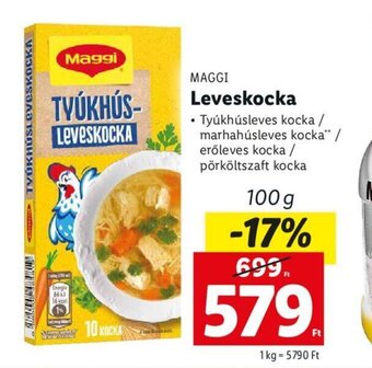 Lidl MAGGI Leveskocka 100g ajánlat