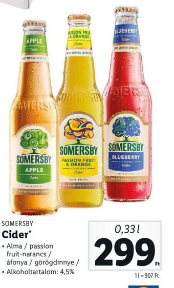 SOMERSBY Cider 0,33l