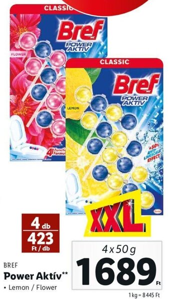 Lidl BREF Power Aktív 4x50g ajánlat