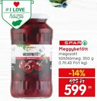 Spar Meggybefőtt 350 g ajánlat