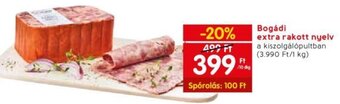Spar Bogádi extra rakott nyelv 10dkg ajánlat