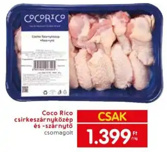 Spar Coco Rico csirkeszárnyközép és -szárnytő kg ajánlat