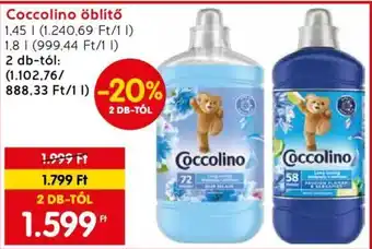 Spar Coccolino oblito 1,8l ajánlat