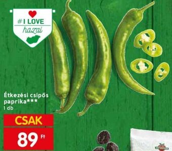 Spar Étkezési csípős paprika 1 db ajánlat