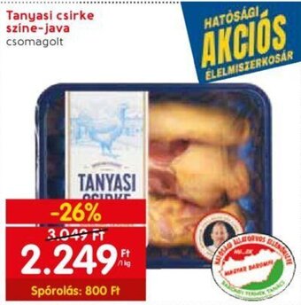 Spar Tanyasi csirke színe-java 1kg ajánlat