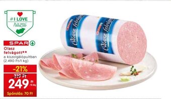 Spar SPAR Olasz felvágott 10dkg ajánlat