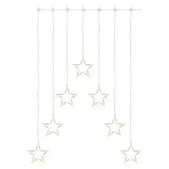 Emos Led karácsonyi fényfüggöny – 7 csillag, 67x125cm, kültéri és beltéri, meleg fehér ajánlat