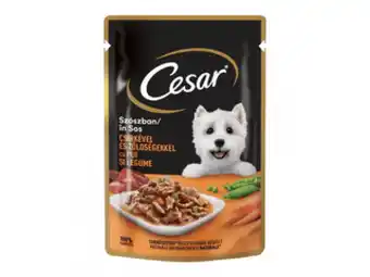 Cesar alutasakos kutyaeledel csirke és zöldség ragu, 100g