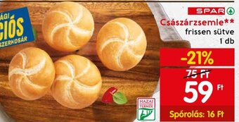 SPAR Császárzsemle 1 db