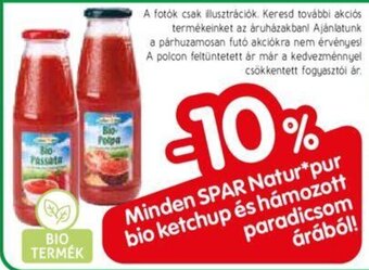 Spar Minden SPAR paradicsom bio ketchup és hámozott árából! ajánlat