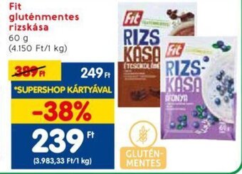 Spar Fit gluténmentes rizskása 60 g ajánlat