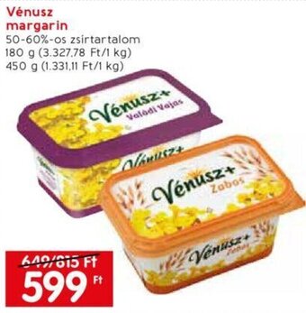Spar Vénusz margarin 180 / 450 g ajánlat