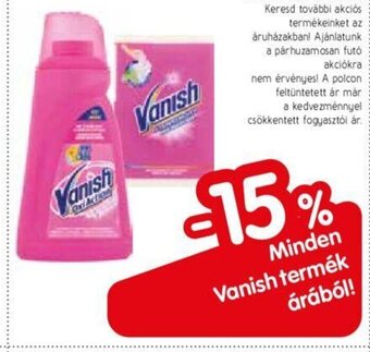 Spar Minden Vanish termék árából! ajánlat