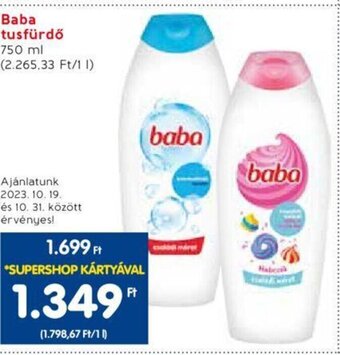 Baba tusfürdő 750 ml