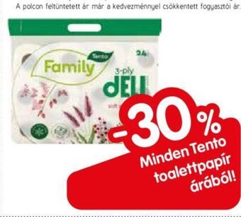 Spar Minden Tento toalettpapír árából! ajánlat
