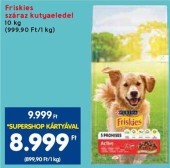 Spar Friskies száraz kutyaeledel 10 kg ajánlat