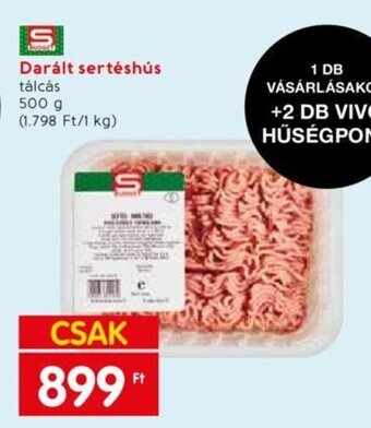 Spar Darált sertéshús 500 g ajánlat