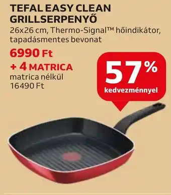 TEFAL EASY CLEAN GRILLSERPENYŐ 1 db