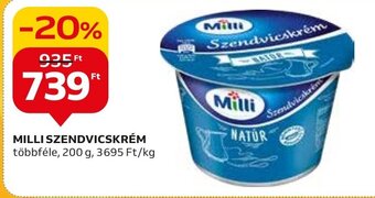 Auchan MILLI SZENDVICSKRÉM 200 g ajánlat