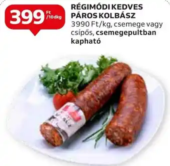 Auchan RÉGIMÓDI KEDVES PÁROS KOLBÁSZ 10 dkg ajánlat