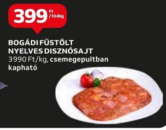 Auchan BOGÁDI FÜSTÖLT NYELVES DISZNÓSAJT 10 dkg ajánlat