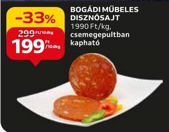 Auchan BOGÁDI MŰBELES DISZNÓSAJT 10 dkg ajánlat