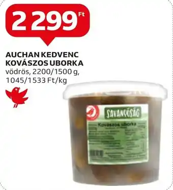 Auchan AUCHAN KEDVENC KOVÁSZOS UBORKA 2200/1500 g ajánlat