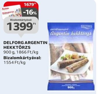 Auchan DELFORG ARGENTIN HEKKTÖRZS 900g ajánlat