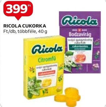 Auchan RICOLA CUKORKA 40 g ajánlat