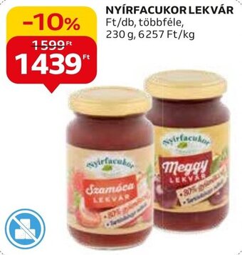 NYÍRFACUKOR LEKVÁR 230 g