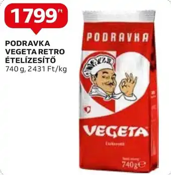 Auchan PODRAVKA VEGETA RETRO ÉTELÍZESÍTŐ 740 g ajánlat