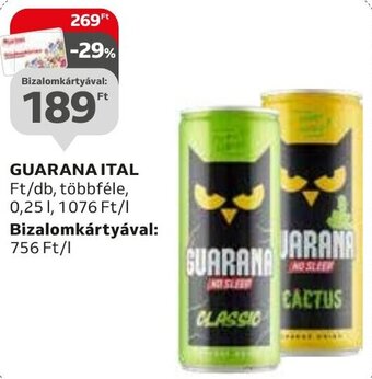 Auchan GUARANA ITAL 0,25 l ajánlat