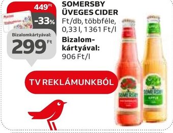 Auchan SOMERSBY ÜVEGES CIDER 0,33l ajánlat