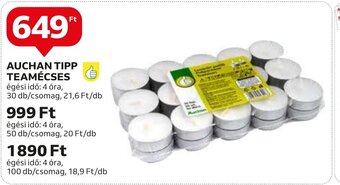 Auchan AUCHAN TIPP TEAMÉCSES ajánlat