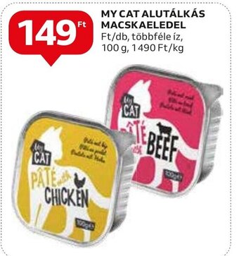 Auchan MY CAT ALUTÁLKÁS MACSKAELEDEL 100 g ajánlat