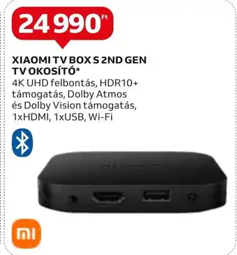 Auchan XIAOMI TV BOX S 2ND GEN TV OKOSÍTÓ 1 db ajánlat