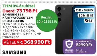 Auchan SAMSUNG S23 OKOSTELEFON 1 db ajánlat