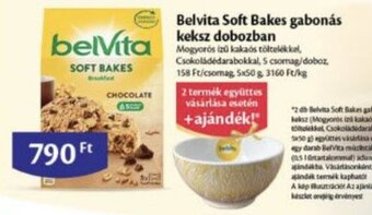 Belvita Soft Bakes gabonás keksz dobozban 5 x 50 g