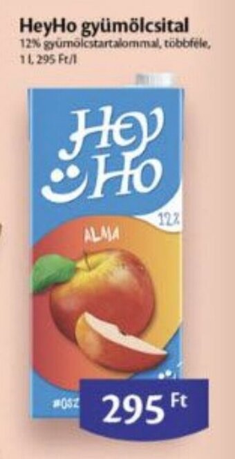 EcoFamily HeyHo gyümölcsital 1 l ajánlat