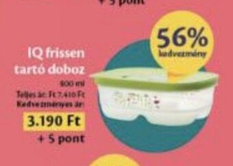 IQ frissen tartó doboz