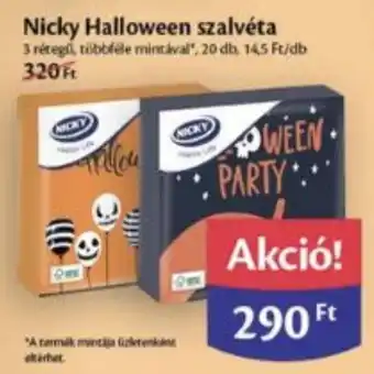 Nicky Halloween szalvéta 20 db