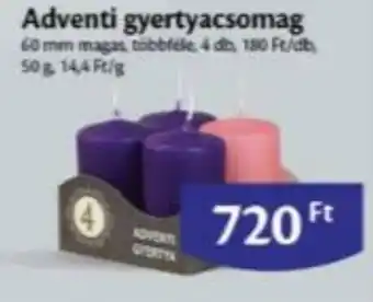 Adventi gyertyacsomag