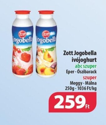 Coop Zott Jogobella ivójoghurt 250g ajánlat