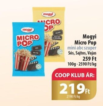 Coop Mogyi Micro Pop 100g ajánlat
