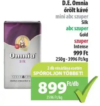 Coop D E Omnia őrölt kávé 250g ajánlat