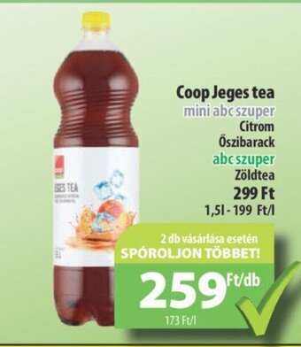Coop Coop Jeges tea 1,5l ajánlat