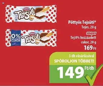 Coop Pöttyös Tejsüti 28g ajánlat