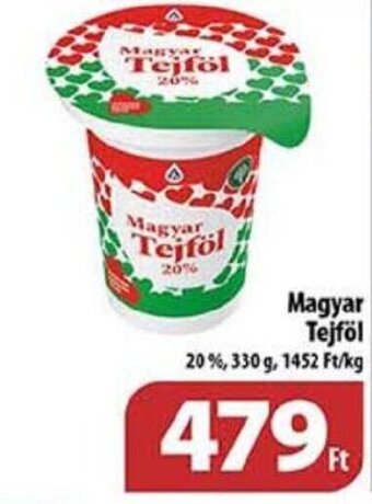 Coop Magyar Tejföl 330g ajánlat