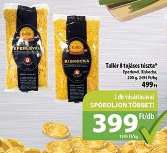 Coop Tallér 8 tojásos tészta 200g ajánlat