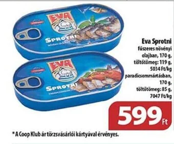 Coop Eva Sprotni 170g ajánlat